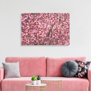 Lagrar av Rosa japanska Blommar för körsbär Canvastryck