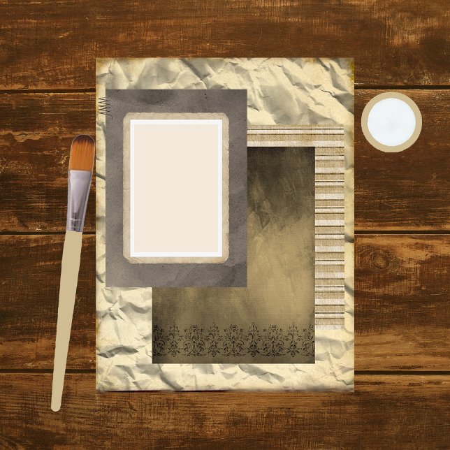 Lagrar av Vintage Scrapbook Papper 11 (Skapare uppladdad)
