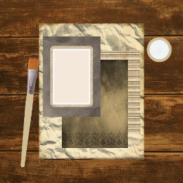 Lagrar av Vintage Scrapbook Papper 11