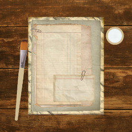 Lagrar av Vintage Scrapbook Papper 5