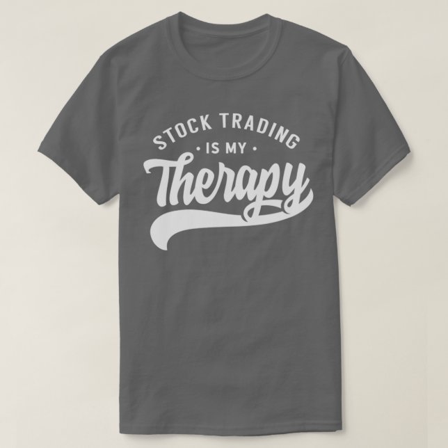 Lagrar börsaktier lagrar handlares handel 18 t shirt (Design framsida)