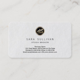 Lagrar-diagram - aktiemäklare - Premium BusinessCa Visitkort