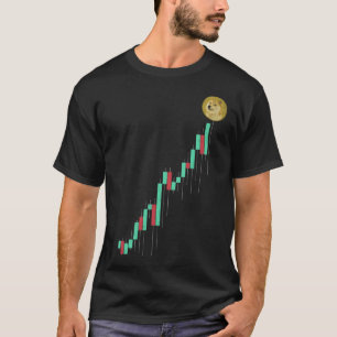 Lagrar-diagram till Måne Dogecoin DOGE Coin Crypto T Shirt