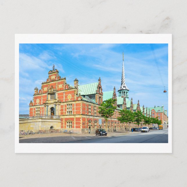 Lagrar Exchange Byggnad, Köpenhamn, Danmark Vykort (Framsida)