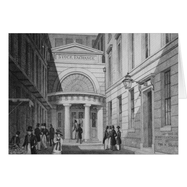 Lagrar Exchange, London, från Metropolitan Hälsningskort (Framsidan Horizontal)