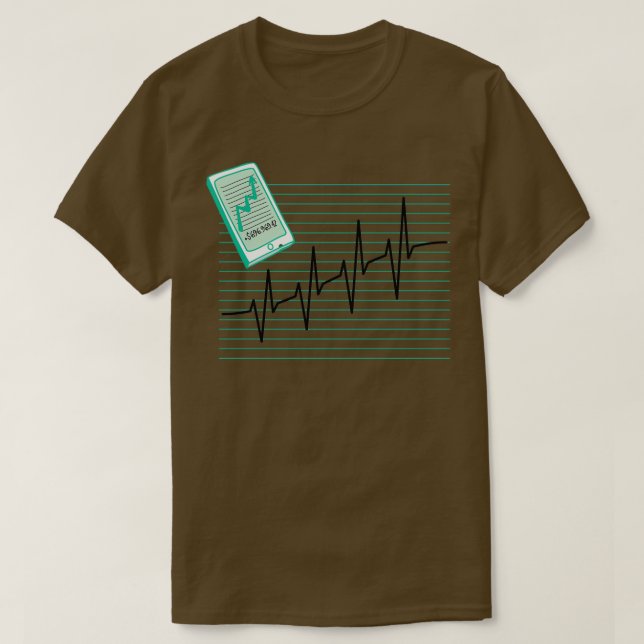 Lagrar-handlare med lagrar-varmslag, EKG 1 T Shirt (Design framsida)
