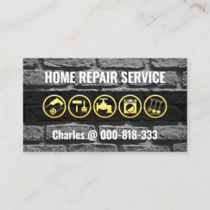 Lagrar Handyman Verktyg Visitkort