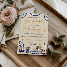 Lagrar i Kitchen Inbjudningskort för möhippan