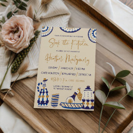 Lagrar i Kitchen Inbjudningskort för möhippan