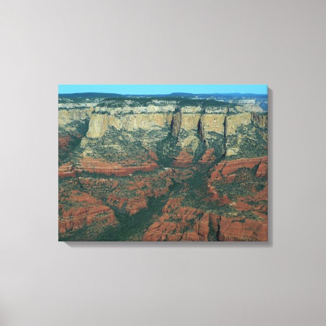 Lagrar i Red Sten i Sedona Arizona Canvastryck (Framsida)