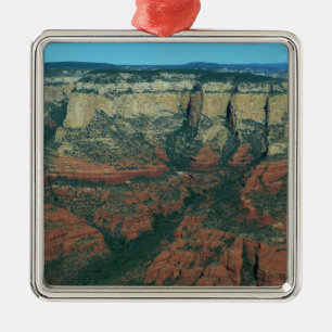 Lagrar i Red Sten i Sedona Arizona Julgransprydnad Metall