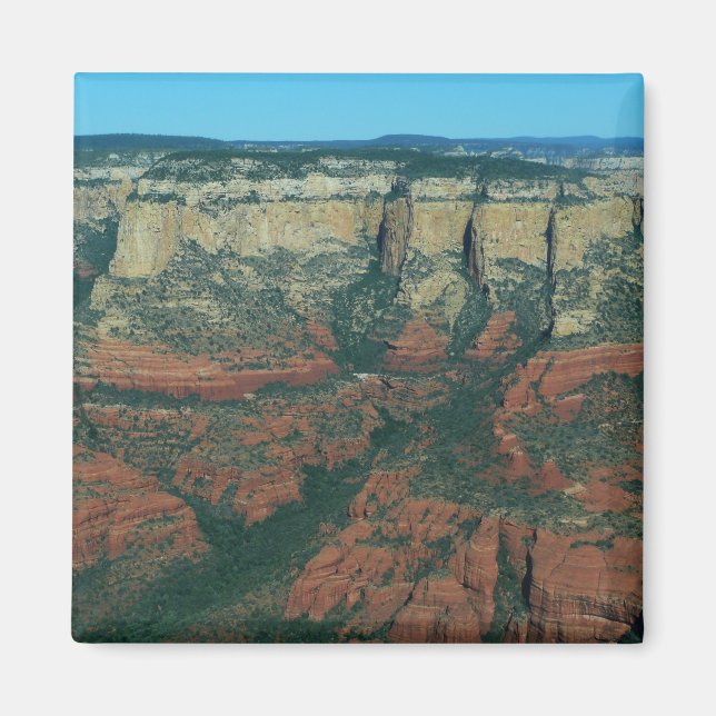 Lagrar i Red Sten i Sedona Arizona Magnet (Framsidan)