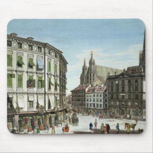 Lagrar-im-Eisen-Platz med St. Stephans Musmatta