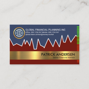 Lagrar Investment Graph Financial Visitkort