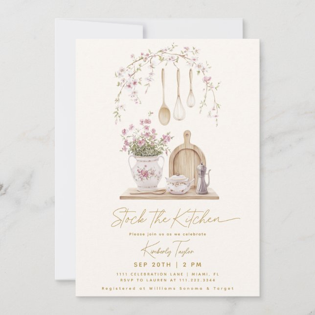 Lagrar Köks-Möhippan Inbjudningar (Framsida)