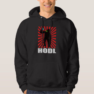 Lagrar Market Apes Grönt Öga Meme Hodl Trading Inv Hoodie