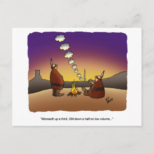 Lagrar Market Business Humor vykort
