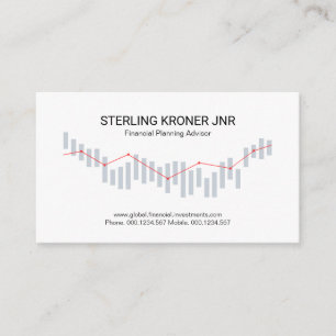 Lagrar Market Graph Financial Consultant Visitkort