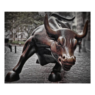 LAGRAR MARKNAD BULL FOTOTRYCK