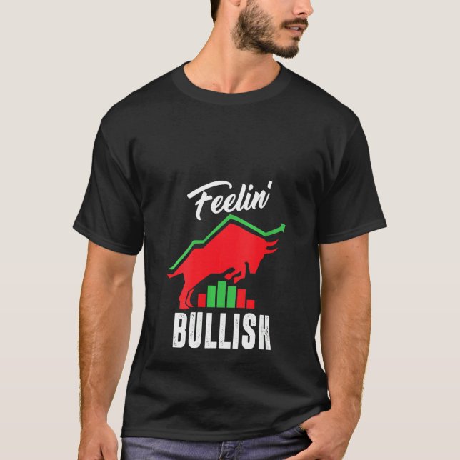 Lagrar-marknaden för kvinnor i Bullish Day Trader T Shirt (Framsida)