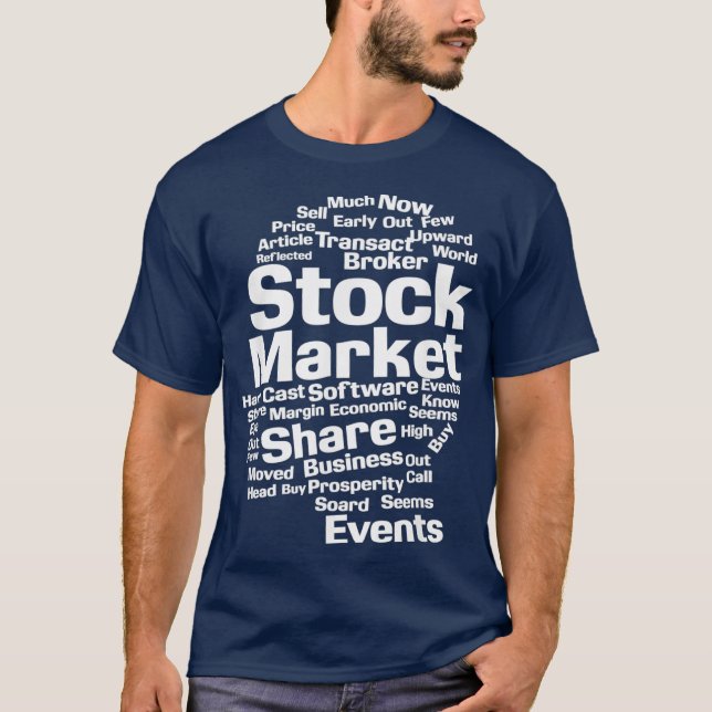 Lagrar Marknadsandel för mäklarhandel med utsläpps T Shirt (Framsida)