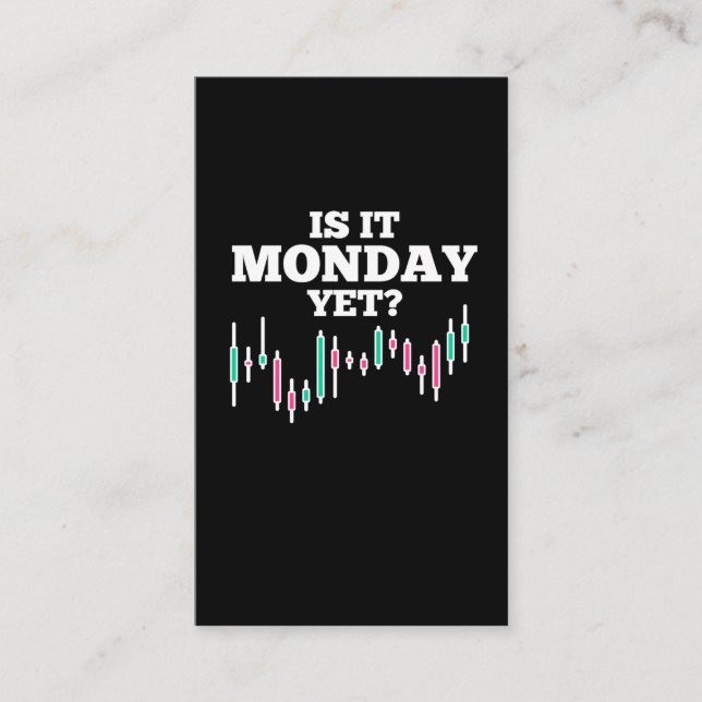 Lagrar Marknadsdag för investerare i Humor Visitkort (Framsida)