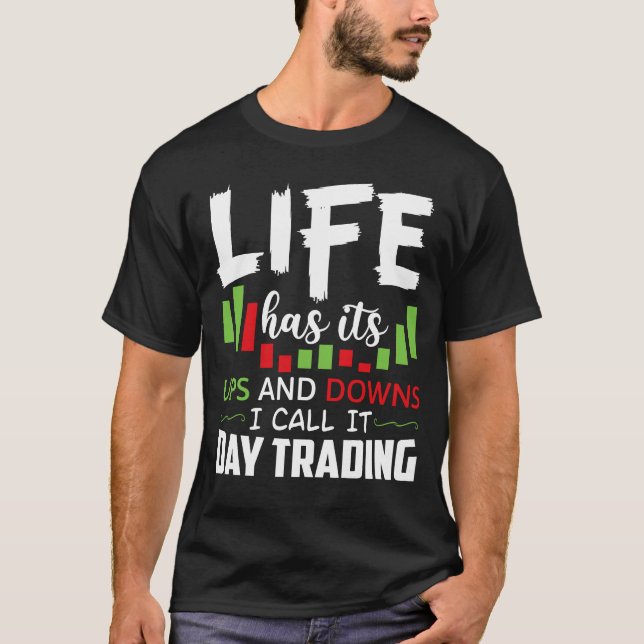 Lagrar Marknadsföringsavgift för dagshandlare Fore T Shirt (Framsida)