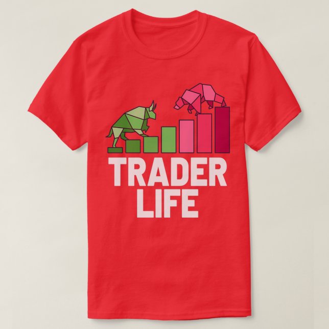 Lagrar Marknadsföringshandlare Forex Trader Invest T Shirt (Design framsida)