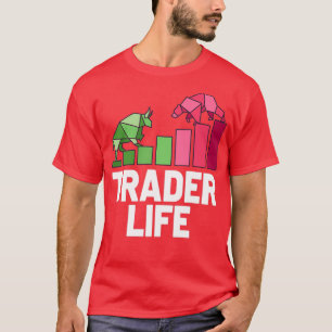 Lagrar Marknadsföringshandlare Forex Trader Invest T Shirt