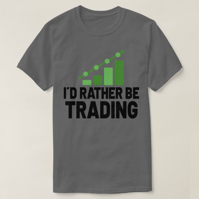 Lagrar Marknadsföringshandlare Forex Trader Invest T Shirt (Design framsida)
