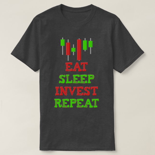 Lagrar marknadshandlare Lagrar Exchange Investor D T Shirt (Design framsida)
