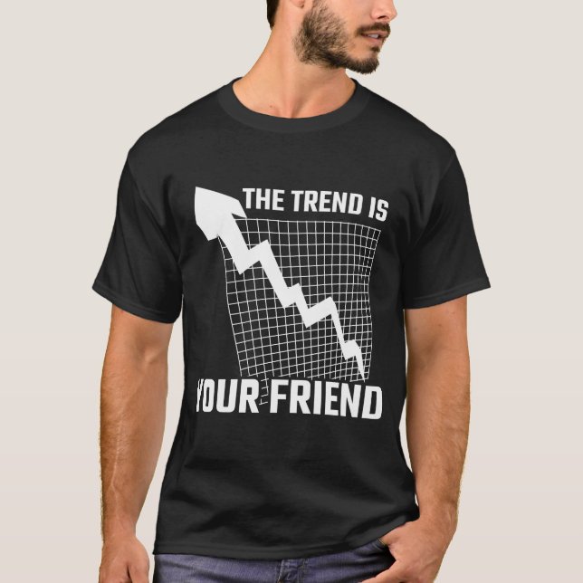 Lagrar Marknadshandlarens börsinvesterare T Shirt (Framsida)