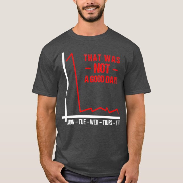 Lagrar-marknadskrasch för handelsmäklare Investor  T Shirt (Framsida)