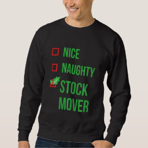 Lagrar Mover Funny Pajama jul Lång Ärmad Tröja