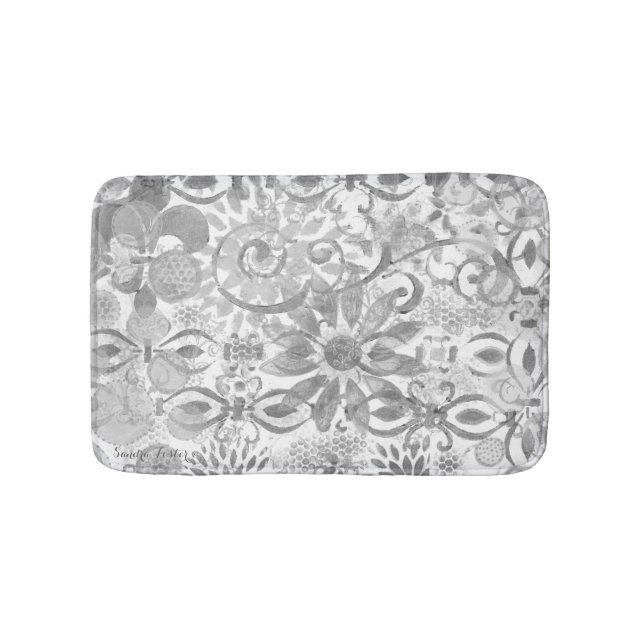 Lagrar On Lagrar Abstrakt Badrumsmatta (Framsidan)