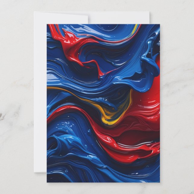 Lagrar på Lagrar av färg Inbjudningar (Framsida)