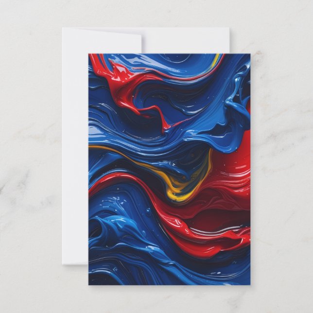 Lagrar på Lagrar av färg Tack Kort (Framsida)