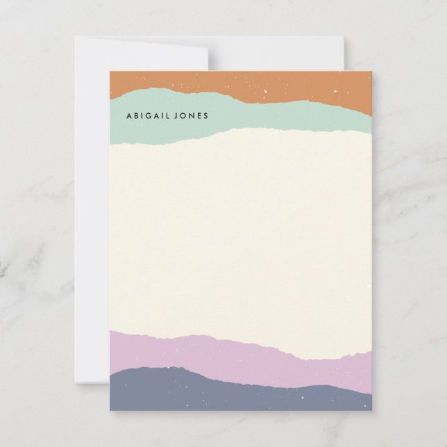 Lagrar Stationery - Lavender Anteckningskort (Framsida)