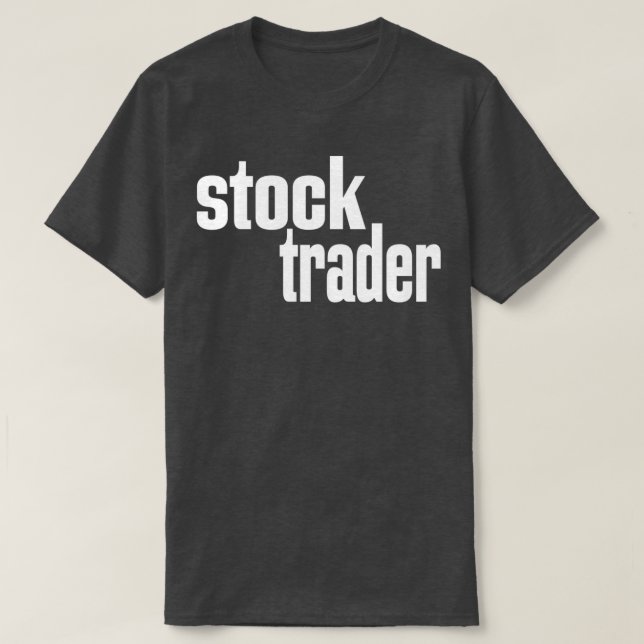 Lagrar Trader Lagrar Trading Wall street Bull Bear T Shirt (Design framsida)