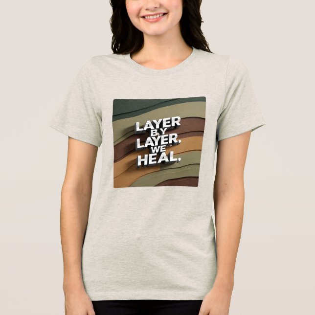 Lagrar vid Lagrar, vi Heal T Shirt (Framsida)