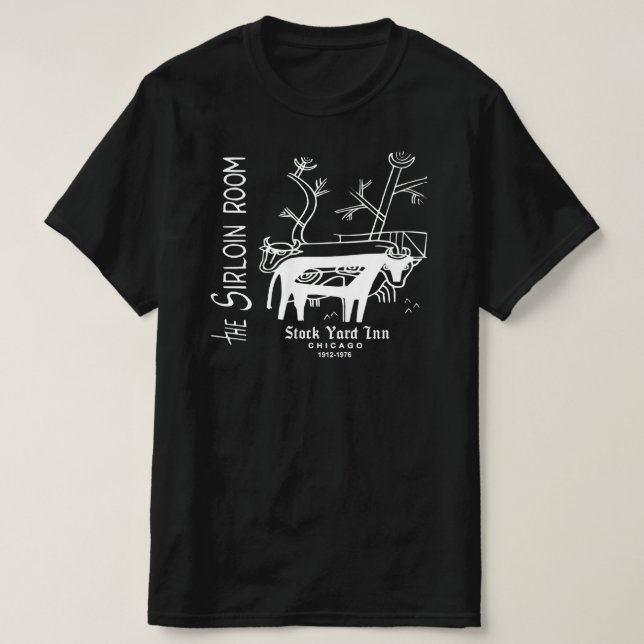 Lagrar Yard Inn, Sirloin Room, Chicago, IL T-shirt (Design framsida)