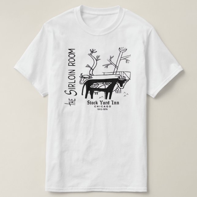 Lagrar Yard Inn, Sirloin Room, Chicago, IL Tee (Design framsida)