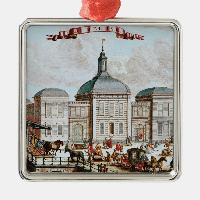 Lagrarutbytet, Amsterdam, 1743 Julgransprydnad Metall (Framsidan)