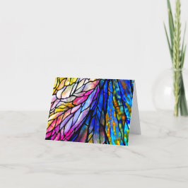 Lagrat julkort av glas kort