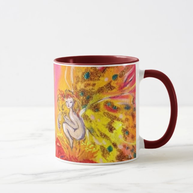 LÄGRE ÄLVOR DWN Fantasy Watercolor Mugg (Höger)