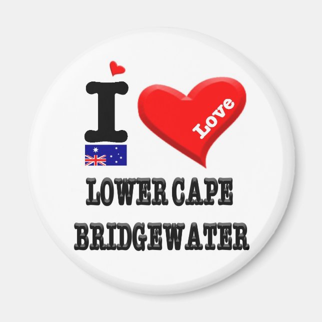 LÄGRE CAPE BRIDGEWATER - I Kärlek Magnet (Framsidan)