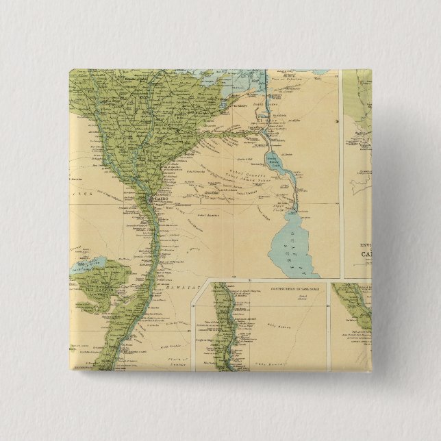 Lägre Egypten Knapp (Framsida)