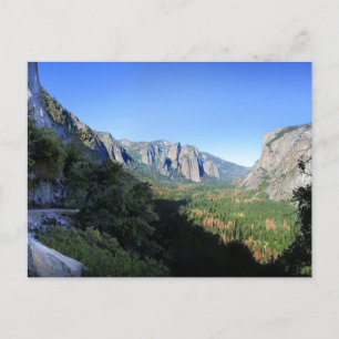 Lägre fyra milstolpar - Yosemite Valley Vykort
