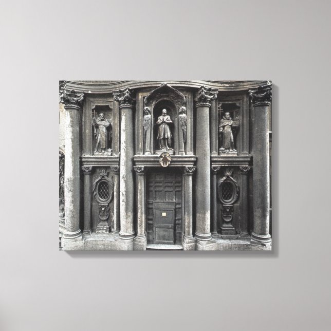 Lägre hälften av fasaden, 1637-41 canvastryck (Framsida)