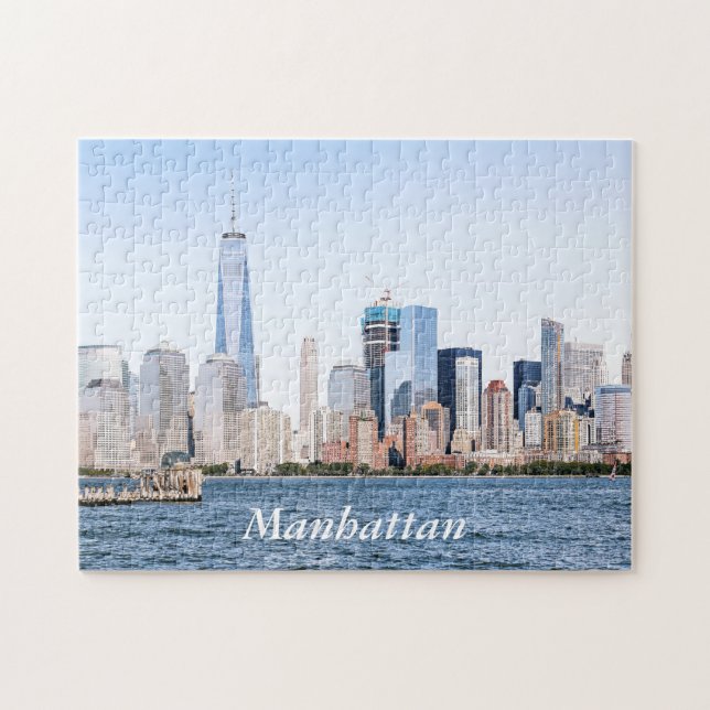 Lägre Manhattan färg skissar pussel (Horisontell)